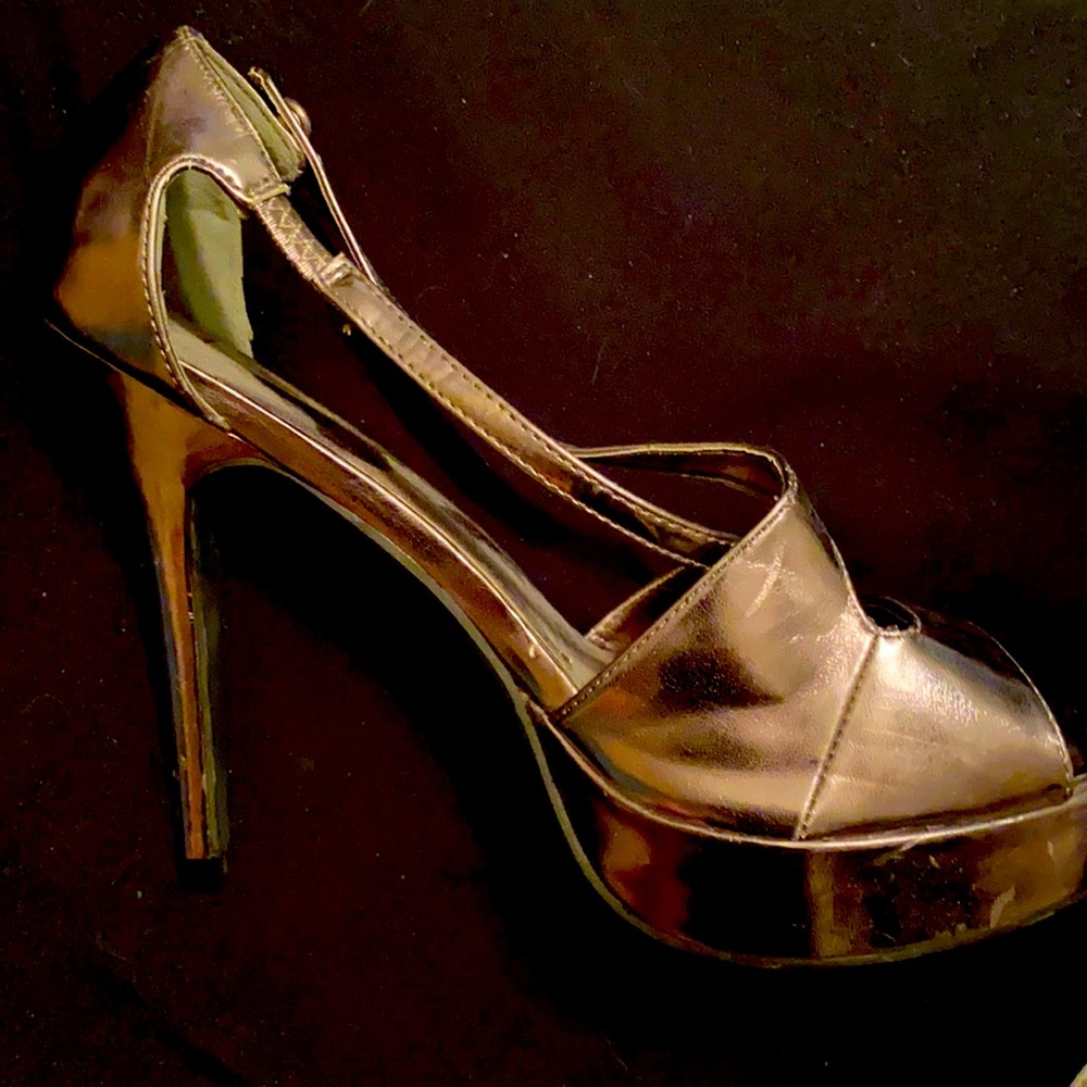 Metallic stilettos